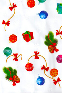 Пакет Новый год металл + рисунок 