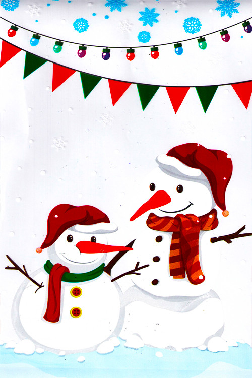 Пакет Новый год металл + рисунок  