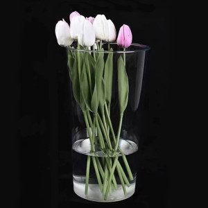 Ваза пластиковая круглая   